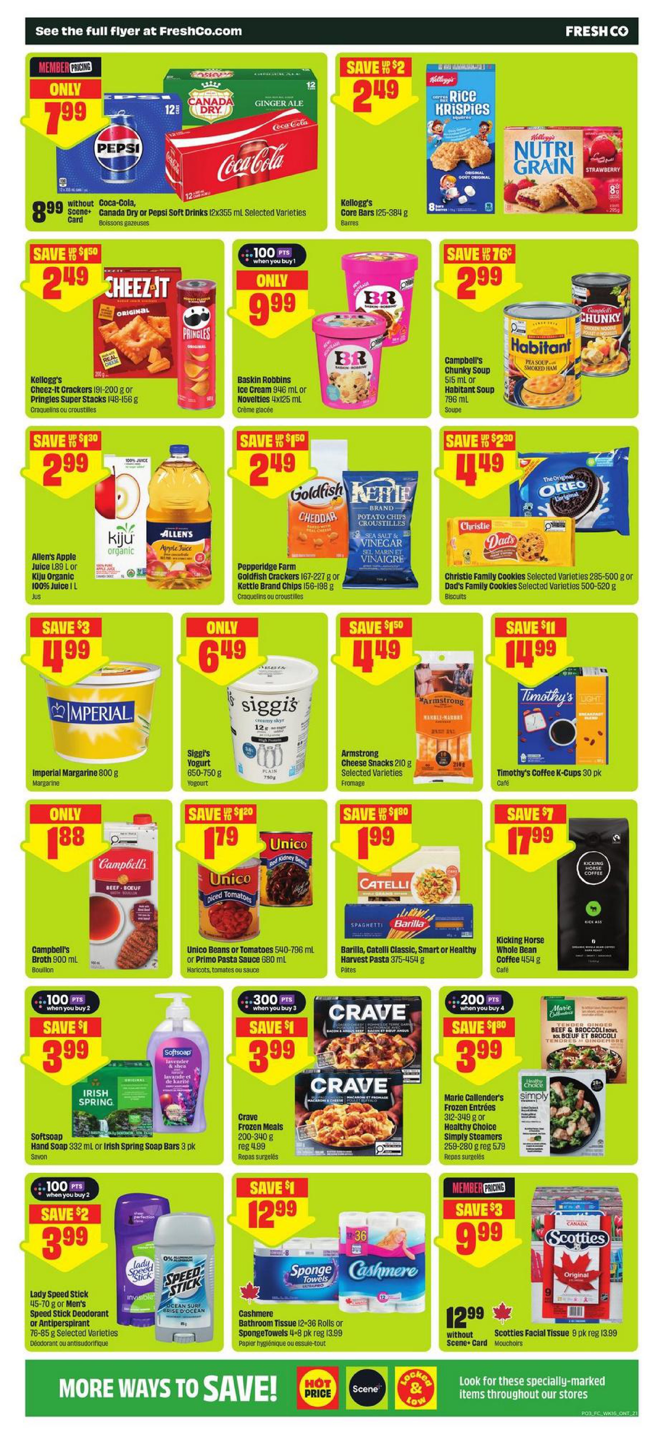 Christie Family Cookies Selected Varieties 285-500 g or Dad's Family Cookies Selected Varieties 500-520 g
